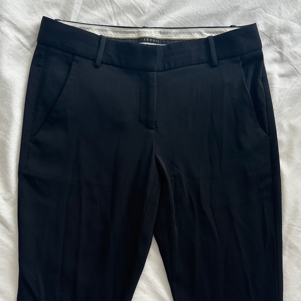Theory Women's Classic Black Trousers